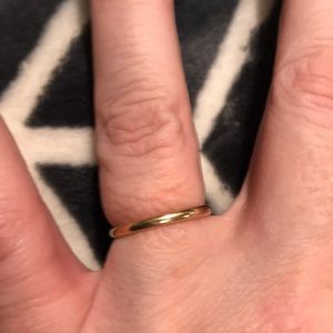 14 K Yellow Gold Ring Size 6